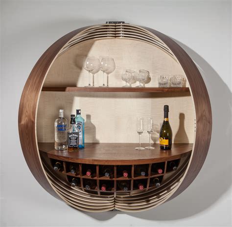 wall mounted bar cabinet